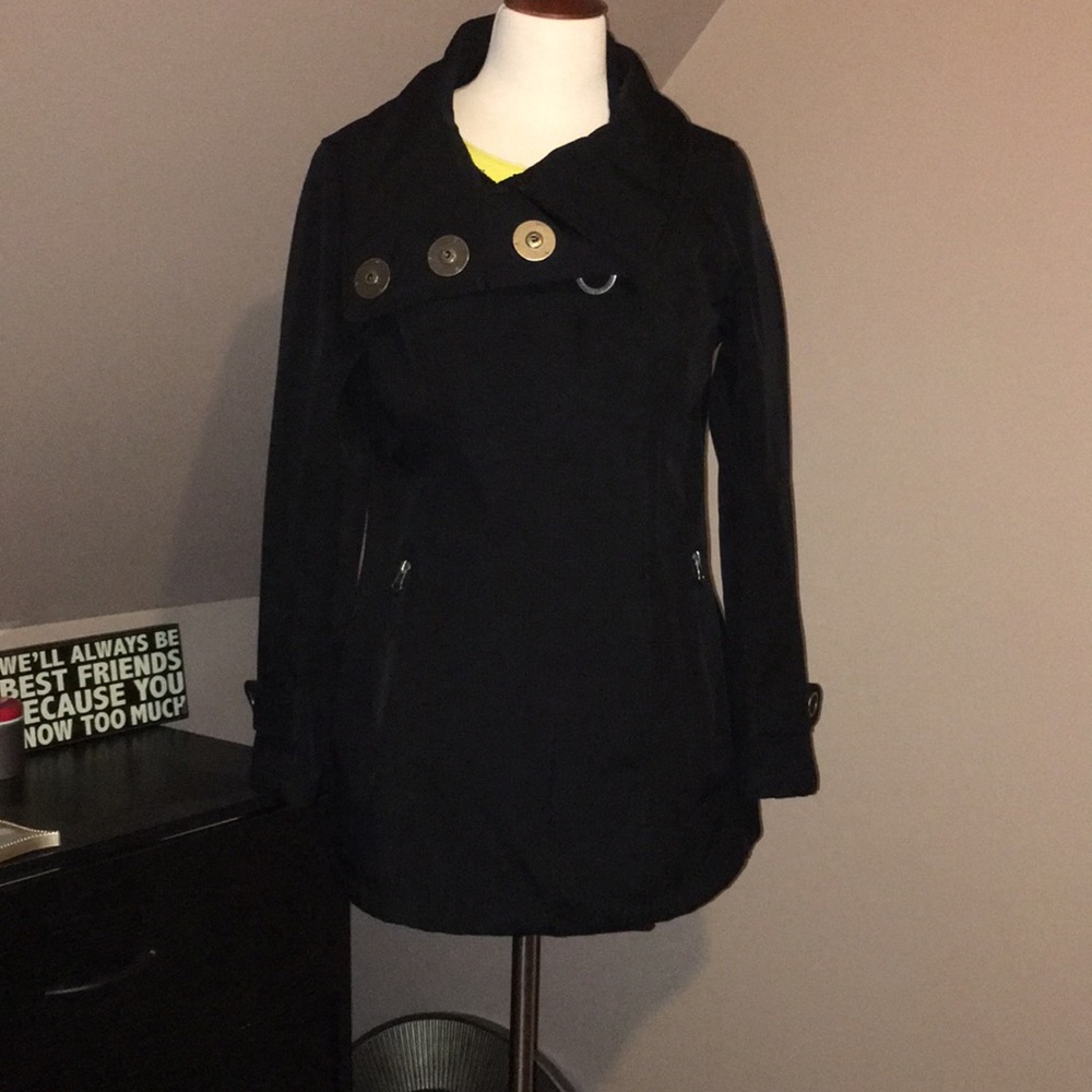 Black waterproof jacket